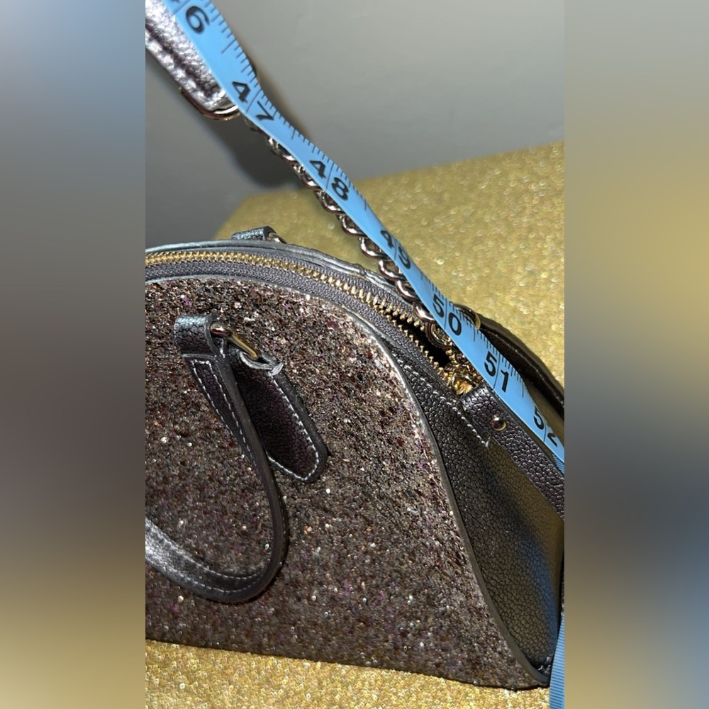 NWOT Kate Spade Chunky Glitter Dome Crossbody Satchel - Picture 7 of 17